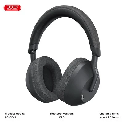 Xo be49 anc sŵn yn canslo headset bluetooth band plygu plygu